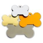 Dog Bone Shape Dog Tags for Pets