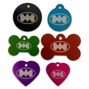 Bat Dog Designer Tags