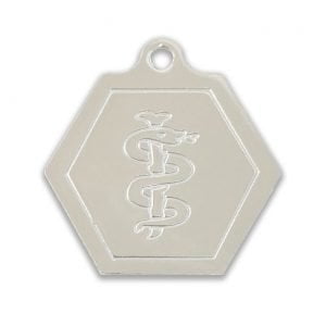 Medical Alert Octagon Tag