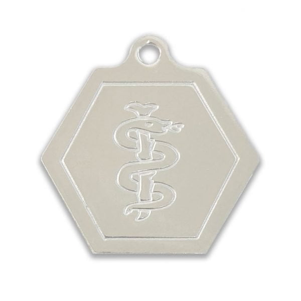 Medical Alert Octagon Tag