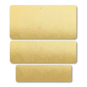 Brass Rectangular No Holes Blank Tags