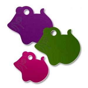 Aluminum Mouse Shape Blank Tags