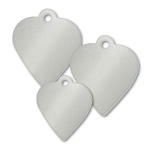 Stainless Steel Pendulum Shape Blank Tags