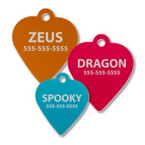 Aluminum Pendulum Shape Engraved Tags