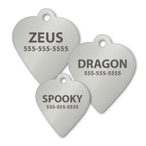 Stainless Steel Pendulum Shape Engraved Tags