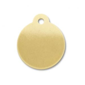 Blank Brass Round Tab Top S11 S12