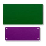 Blank Aluminum Nameplates Stock Sizes