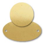 Blank Brass Locker Tags