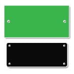 Blank Plastic Nameplates