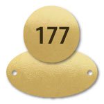 Brass Locker Tags