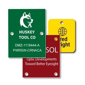 Plastic Engraved Rectangle Nameplates