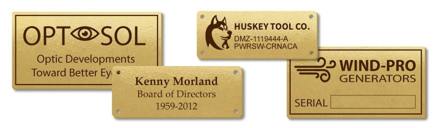 Brass Nameplates