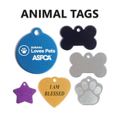 Engraved Pet Tags, Blank Pet Tags for Engravers Wholesale, Dog Tags