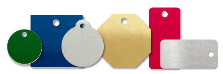 Blank Metal Tags