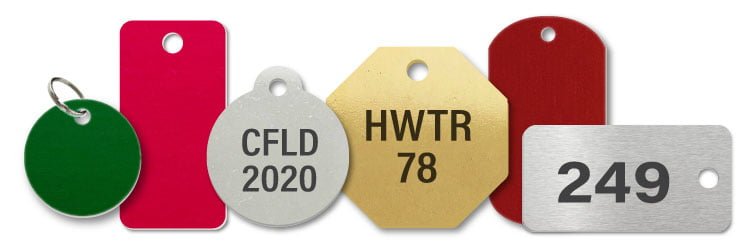 Metal Equipment Tags