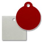 Blank Metal Equipment Tags