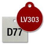 Engraved Metal Equipment Tags