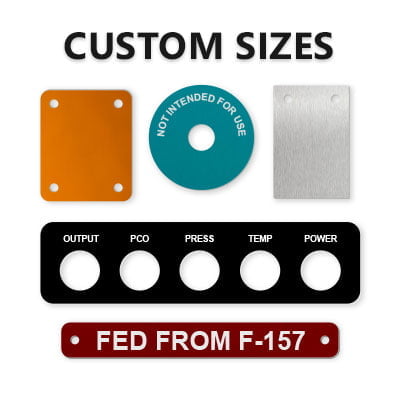 Custom Tags, Custom Name Plates, and Labels from Your Specifications